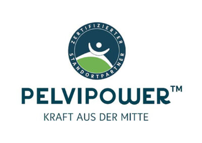 Logo Pelvipower Beckenbodentraining, Logo mit weißem Hintergrund